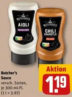 REWE Butcher's Sauce Angebot