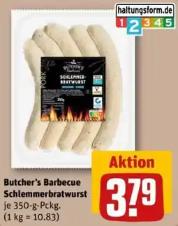 REWE Butcher's Barbecue Schlemmerbratwurst Angebot
