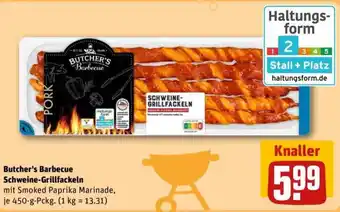 REWE Butcher's Barbecue Schweine-Grillfackeln Angebot
