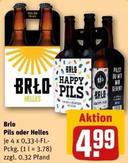 REWE Brlo Pils oder Helles Angebot