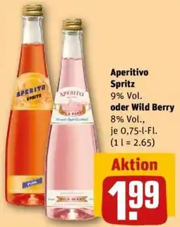 REWE Aperitivo Spritz oder Wild Berry Angebot