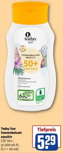 REWE Today Sun Sonnenbalsam sensitiv Angebot