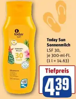 REWE Today Sun Sonnenmilch Angebot