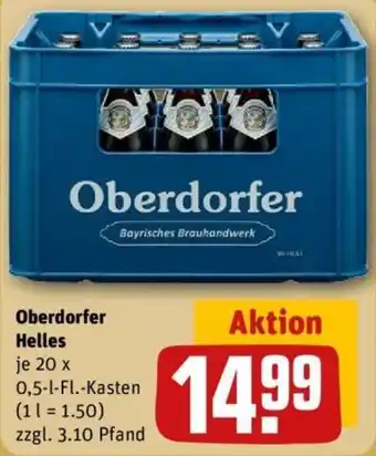 REWE Oberdorfer Helles Angebot