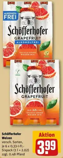 REWE Schöfferhofer Weizen Angebot