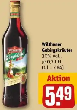REWE Wilthener Gebirgskräuter Angebot
