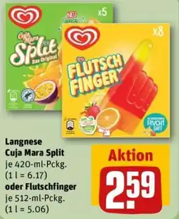 REWE Langnese Cuja Mara Split oder Flutschfinger Angebot