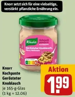 REWE Knorr Kochpaste Gerösteter Knoblauch Angebot