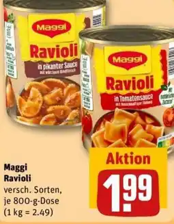 REWE Maggi Ravioli Angebot