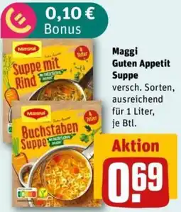 REWE Maggi Guten Appetit Suppe Angebot