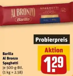 REWE Barilla Al Bronzo Spaghetti Angebot