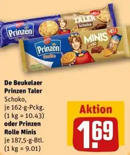REWE De Beukelaer Prinzen Taler oder Prinzen Rolle Minis Angebot