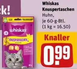 REWE Whiskas Knuspertaschen Angebot