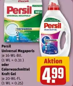 REWE Persil Universal Megaperls oder Colorwaschmittel Kraft Gel Angebot
