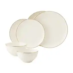 Netto Marken-Discount Seltmann Weiden Basic-Set Savona Goldlinie 6er Set Angebot