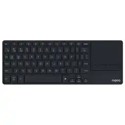 Netto Marken-Discount RAPOO E2810M Smart TV Multi-Media Wireless metal Keyboard black DE Angebot