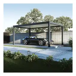 Netto Marken-Discount Weide Carport aus Aluminium 3 x 5,3 M Garage anthrazit Autoüberdachung? Angebot
