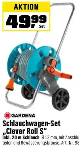 OBI GARDENA Schlauchwagen-Set Clever Roll S Angebot