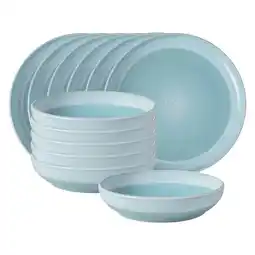 Netto Marken-Discount like. by Villeroy & Boch Tafelservice Perlemor Aqua 12er Set Angebot