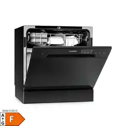 Netto Marken-Discount Amazonia 8 Geschirrspülmaschine 1620 Watt für 8 Maßgedecke 49 dB Aquastop Schwarz Angebot