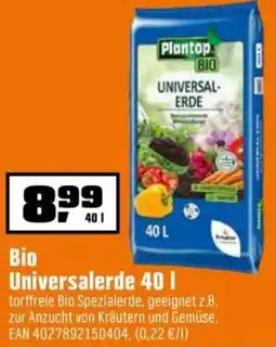 OBI Plantop Bio Universalerde Angebot