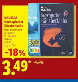 Lidl NAUTICA Norwegischer Räucherlachs Angebot