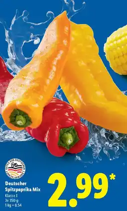 Lidl Deutscher Spitzpaprika Mix Angebot