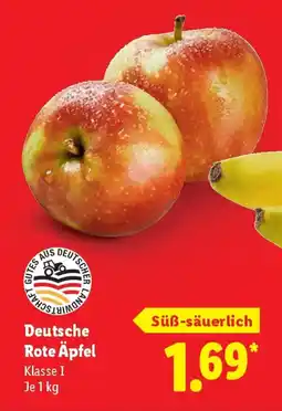 Lidl Deutsche Rote Äpfel Angebot