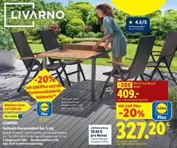 Lidl LIVARNO Geflecht-Gartenmöbel-Set, 5-tlg. Angebot