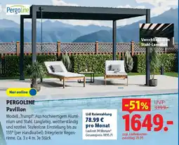 Lidl PERGOLINE Pavillon Angebot