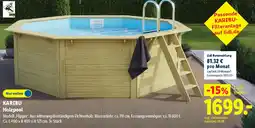 Lidl KARIBU Holzpool Angebot