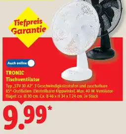 Lidl TRONIC Tischventilator Angebot