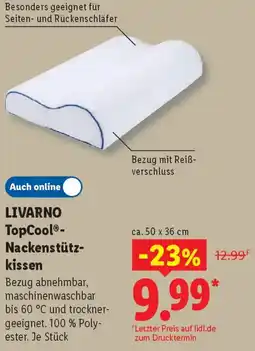 Lidl LIVARNO TopCool Nackenstützkissen Angebot