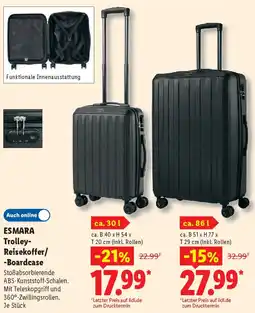 Lidl ESMARA Trolley Reisekoffer/ Boardcase Angebot