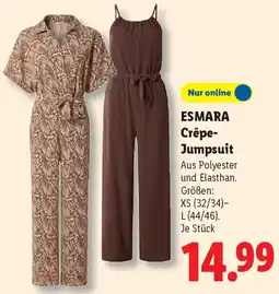 Lidl ESMARA Crêpe Jumpsuit Angebot