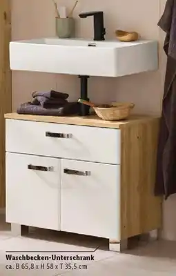 Lidl LIVARNO Waschbecken-Unterschrank Angebot