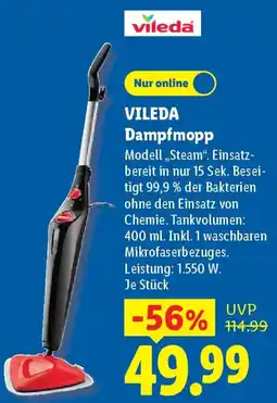 Lidl VILEDA Dampfmopp Angebot