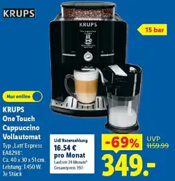Lidl KRUPS One Touch Cappuccino Vollautomat Angebot