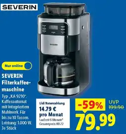 Lidl SEVERIN Filterkaffeemaschine Angebot