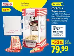 Lidl COCA COLA Popcornmaker Angebot