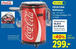 Lidl COCA COLA Kühltonne Angebot