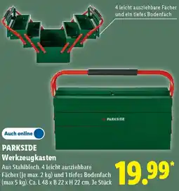 Lidl PARKSIDE Werkzeugkasten Angebot