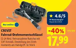 Lidl CRIVIT Fahrrad-Drehmomentschlüssel Angebot