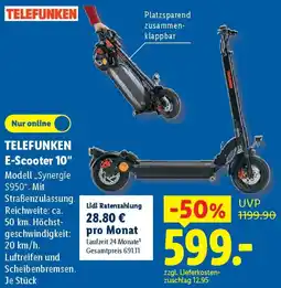 Lidl TELEFUNKEN E-Scooter 10" Angebot