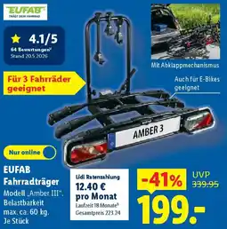 Lidl EUFAB Fahrradträger Angebot