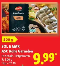 Lidl SOL & MAR ASC Rohe Garnelen Angebot