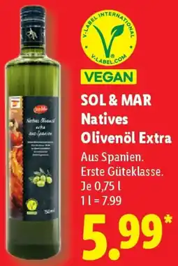 Lidl SOL & MAR Natives Olivenöl Extra Angebot