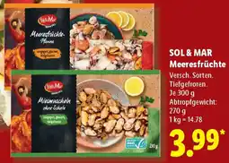 Lidl SOL & MAR Meeresfrüchte Angebot