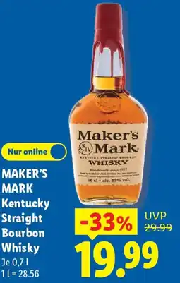Lidl MAKER'S MARK Kentucky Straight Bourbon Whisky Angebot