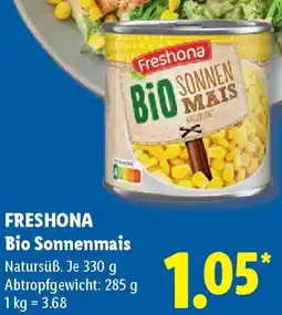 Lidl FRESHONA Bio Sonnenmais Angebot